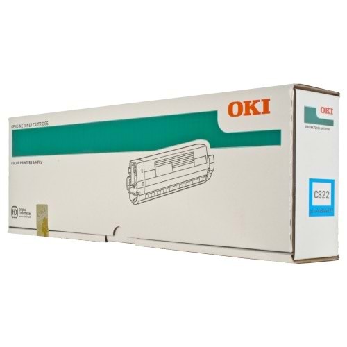 OKI 44844627 C822 MAVİ TONER ORJİNAL 7.300 SAYFA