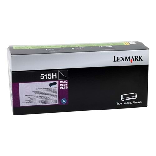 LEXMARK 51F5H00 515H MS312/415 SİYAH TONER ORJİNAL 5.000 SAYFA