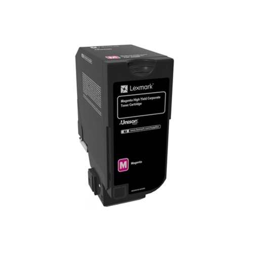 LEXMARK 74C5HME CS725 KIRMIZI TONER ORJİNAL 12.000 SAYFA