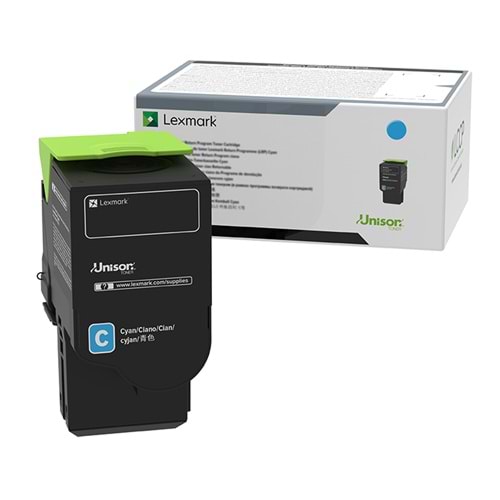 LEXMARK 78C5UC0 CS521/622 - CX622/625 MAVİ TONER ORJİNAL 7.000 SAYFA