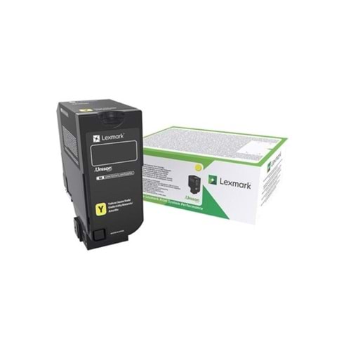 LEXMARK 78C5UY0 CS521/622 - CX622/625 SARI TONER ORJİNAL 7.000 SAYFA