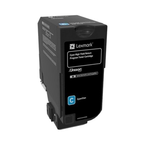 LEXMARK 84C5HCE CX725 MAVİ TONER ORJİNAL 16.000 SAYFA