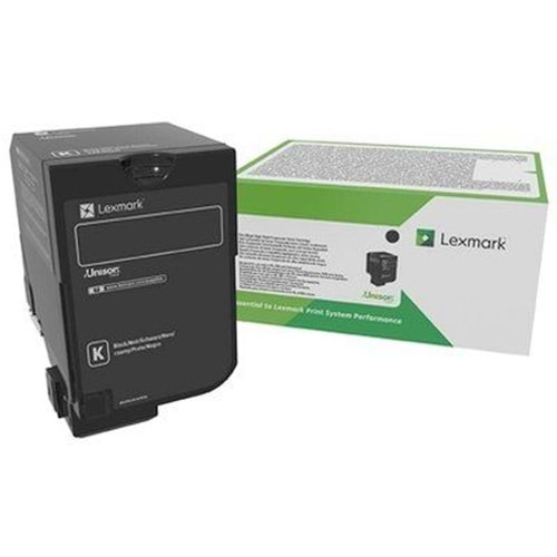 LEXMARK 84C5HKE CX725 SİYAH TONER ORJİNAL 25.000 SAYFA
