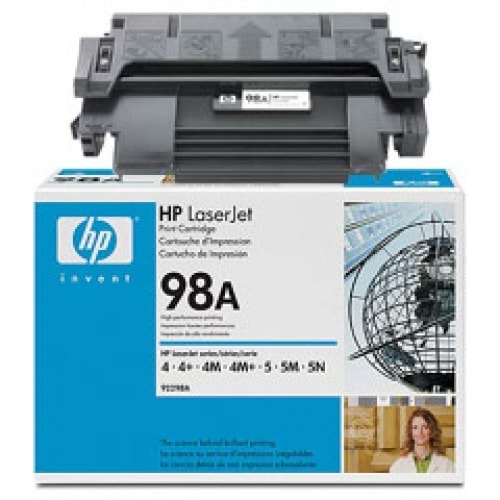 HP 92298A 98A 4M/4 PLUS/5/5M/5SE/5N LASER TONER ORJİNAL 6.800 SYF