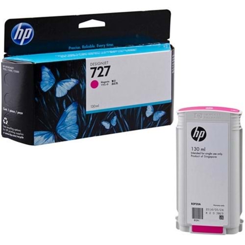 HP B3P20A 727 T920/T1500/T1530/T2500 130ML KIRMIZI KARTUŞ ORJ