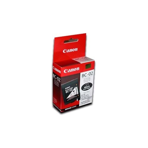 CANON BC-02 BJC-100/200/240/1000 SİYAH KARTUŞ ORJİNAL 500 SAYFA