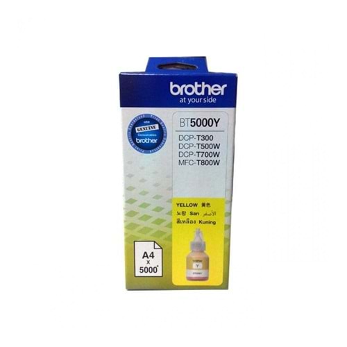 BROTHER BT-5000Y DCP-T300/500/700/800 SARI KARTUŞ ORJİNAL 5K SYF