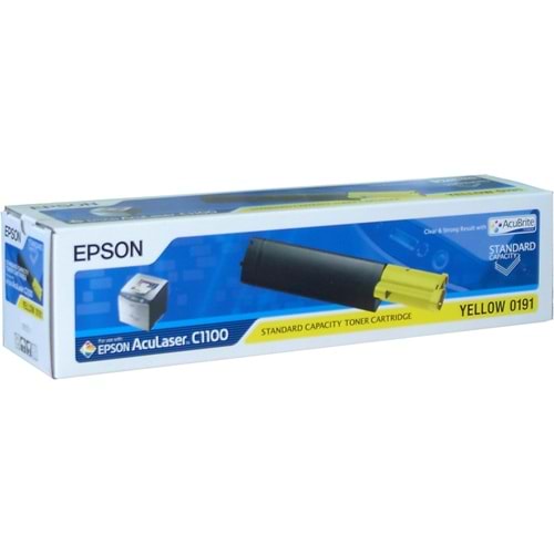 EPSON C13S050191 ACULASER C1100 SARI TONER ORJİNAL 1.500 SAYFA