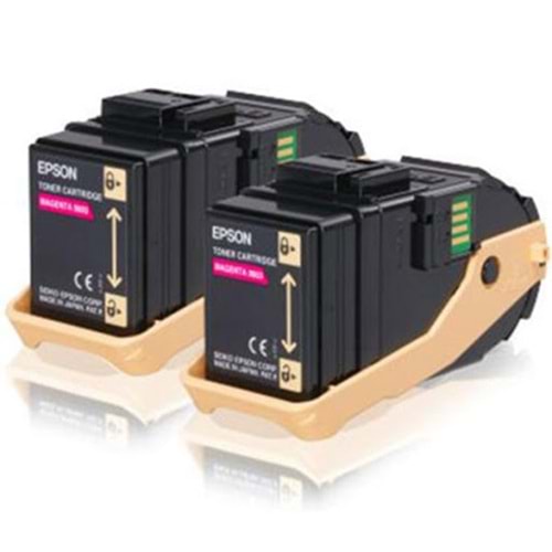 EPSON C13S050607 C9300 KIRMIZI TONER ORJİNAL 2Lİ PAKET 7.500 X 2 SAYFA