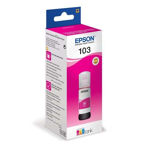 EPSON 103 C13T00S34A L1110/3110/3150/5190 KIRMIZI MÜREKKEP KARTUŞ ORJİNAL 65 ML. 7.500 SAYFA