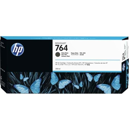 HP C1Q16A (764) T3500 MAT SİYAH KARTUŞ ORJİNAL 300 ML.
