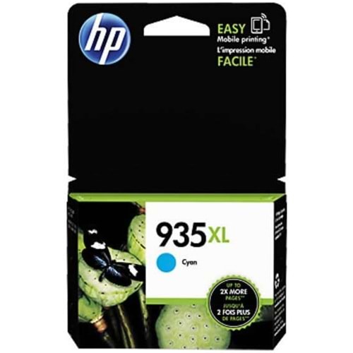 HP C2P24AE 935XL 6230/6280 MAVİ MÜREKKEP KARTUŞ ORJİNAL 825 SAYFA