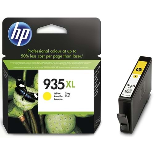 HP C2P26AE 935XL 6230/6280 SARI MÜREKKEP KARTUŞ ORJİNAL 825 SAYFA