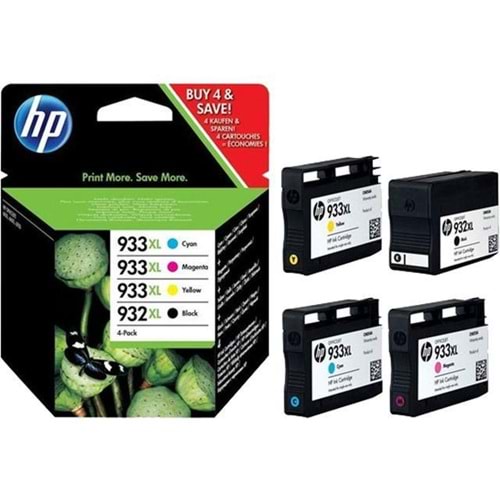 HP C2P42AE 932XL-933XL 6100/6700/7110/7510/7612 4 RENK KARTUŞ TAKIMI ORJİNAL