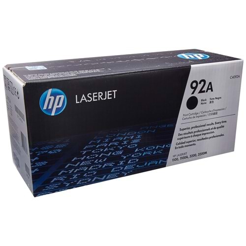 HP C4092A (92A) 1100 LASER TONER ORJINAL 2.500 SAYFA