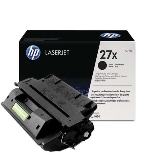 HP C4127X (27X) 4000/4050 LASERJET TONER ORJINAL 10.000 SAYFA