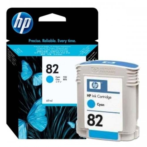 HP C4911A (82) 500/510/800/820 MAVİ KARTUŞ ORJİNAL 69 ML