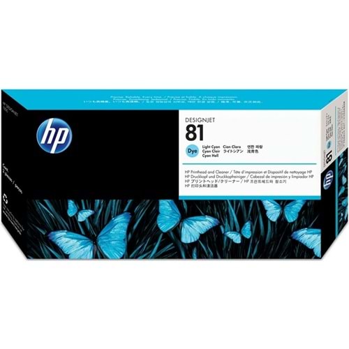 HP C4954A (81) 5000 AÇIKMAVİ BASKI KAFASI VE TEMİZLEME KARTUŞ ORJ