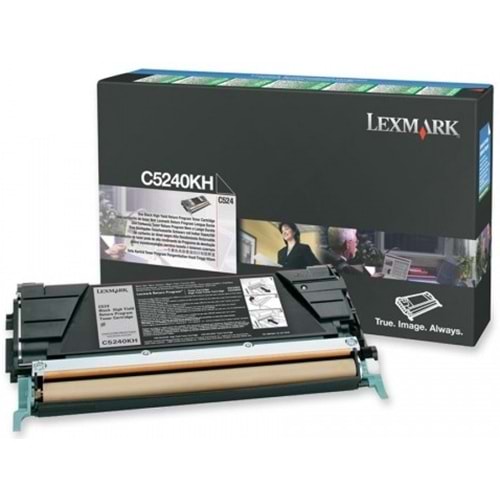 LEXMARK C5240KH C524/532/534 SİYAH TONER ORJİNAL 8000 SAYFA