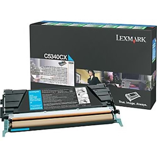 LEXMARK C5340CX C534 MAVİ TONER ORJİNAL 7000 SAYFA