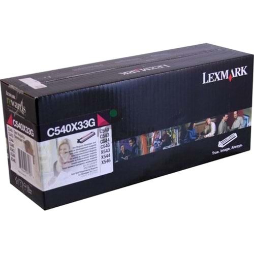 LEXMARK C540X33G C-X 540/543/544/546 KIRMIZI DEVELOPER ORJ 30K