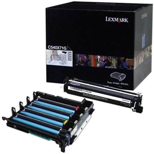 LEXMARK C540X71G C-X 540/543/544/543/544 SİYAH DEV.+DRUM ORJ. 30K