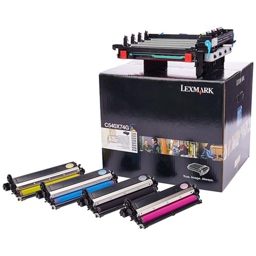 LEXMARK C540X74G C-X 540/543/544/546 SİYAH VE RENKLİ DRUM ORJ 30K