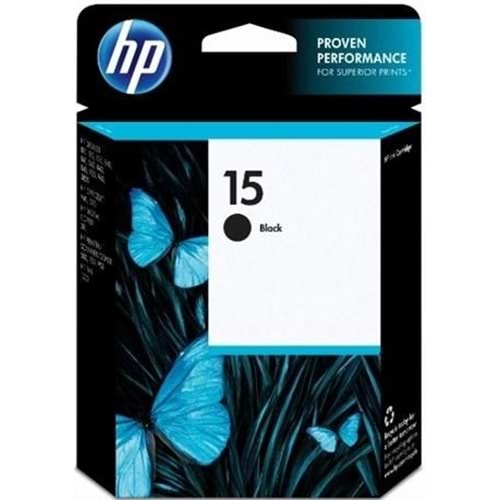 HP C6615D (15) 815/V30/V40/500/720/750 SİYAH KARTUŞ ORJİNAL 500 SAYFA
