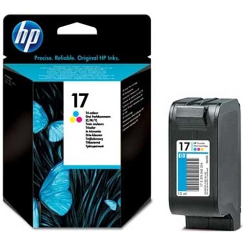 HP C6625A (17) 825/840/842/843/845 RENKLİ KARTUŞ ORJİNAL 480 SAYFA