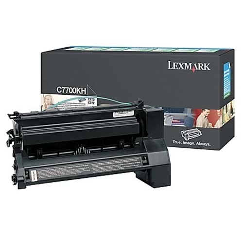 LEXMARK C7700KH C770/772/X772 SİYAH TONER ORJİNAL 10.000 SAYFA