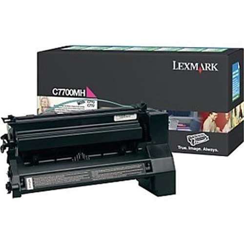 LEXMARK C7700MH C770/772/X772 KIRMIZI TONER ORJİNAL 10.000 SAYFA