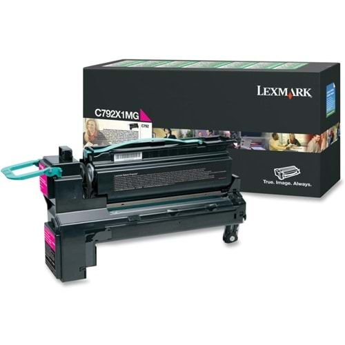 LEXMARK C792X1MG C792 KIRMIZI TONER ORJİNAL 20.000 SAYFA