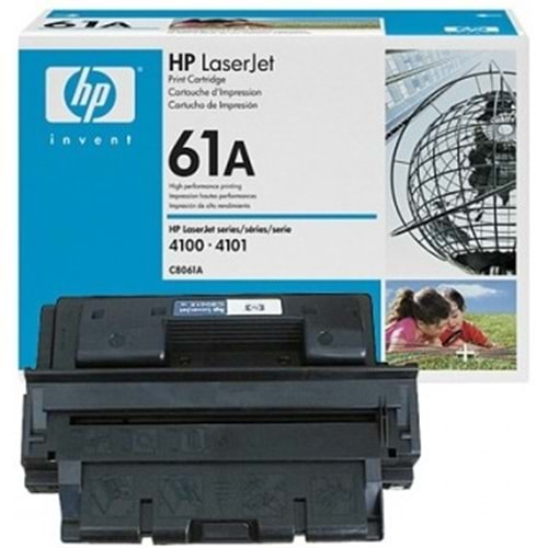 HP C8061A (61A) 4100/4101 SİYAH TONER ORJINAL 6.000 SAYFA