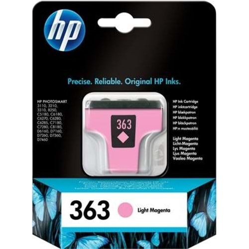 HP C8775EE (363) C6180/6280/7180 AÇIK KIRMIZI KARTUŞ ORJ 230 SYF