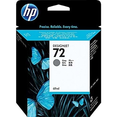 HP C9401A (72) T1100/1120/1200/1300 GRİ KARTUŞ ORJİNAL 69 ML