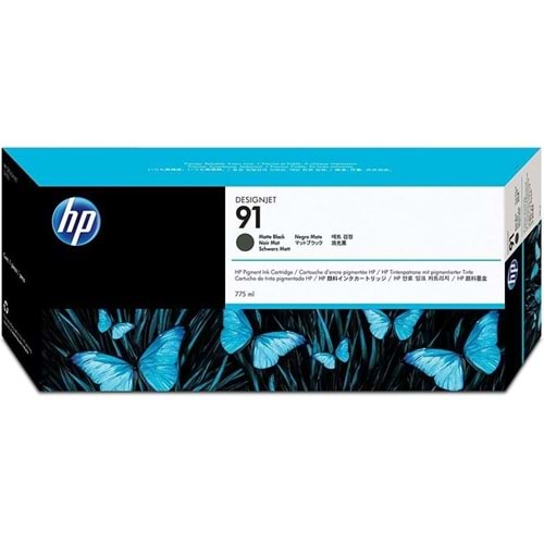 HP C9464A (91) Z6100/Z6100ps MAT SİYAH KATUŞ ORJİNAL 775 ML