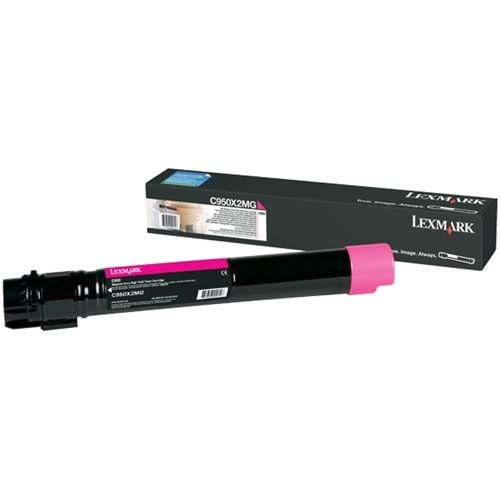 LEXMARK C950X2MG C950de KIRMIZI TONER ORJİNAL 22.000 SAYFA