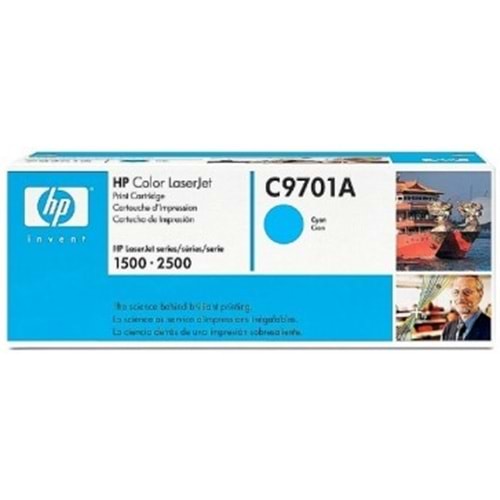 HP C9701A (121A) 1500/2500 MAVİ TONER ORJİNAL 4.000 SAYFA