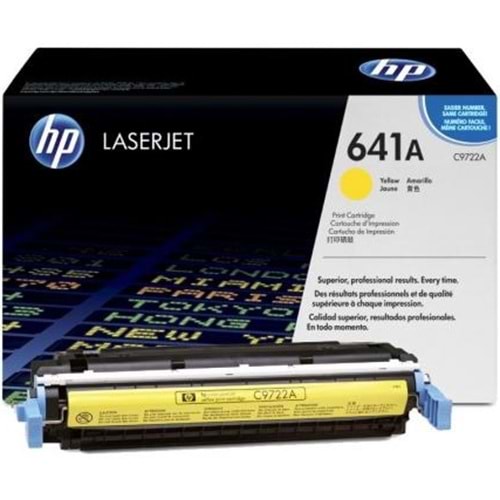 HP C9722A 641A 4600/4650 SARI ORJİNAL TONER 8.000 SAYFA