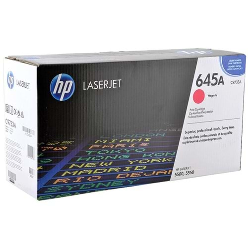 HP C9733A 645A 5500/5550 KIRMIZI LASER TONER ORJİNAL 12.000 SAYFA