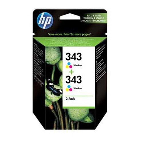 HP CB332EE (343) 2Lİ RENKLİ KARTUŞ ORJİNAL 2X330 SAYFA