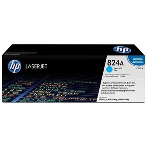 HP CB381A (824A) CP6015/CM6030/6040 MAVİ TONER ORJİNAL 21.000 SAYFA
