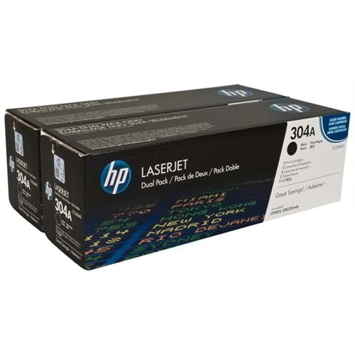 HP CC530AD CP2025/CM2320 2 Lİ SİYAH TONER ORJİNAL 3.500 SAYFA