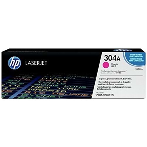HP CC533A (304A) CP2025/CM2320 KIRMIZI TONER ORJİNAL 2.800 SAYFA