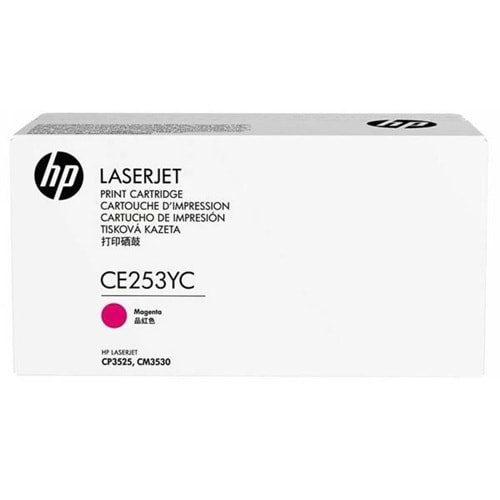 HP CE253YC (504A) CP3525/CM3530 KIRMIZI TONER ORJİNAL 7.000 SAYFA