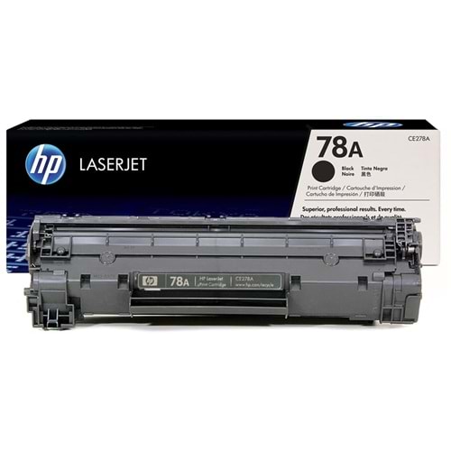 HP CE278A (78A) M1536/P1566/1606 SİYAH TONER ORJİNAL 2.100 SAYFA
