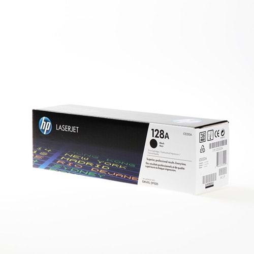 HP (128A) CE320A COLOR LASERJET CM1415/CP1525 SİYAH TONER ORJİNAL 2.000 SAYFA
