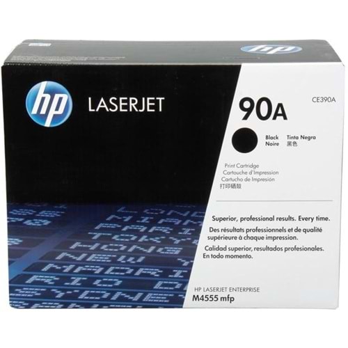 HP CE390A (90A) M4555/M602/M603 SİYAH TONER ORJİNAL 10.000 SAYFA