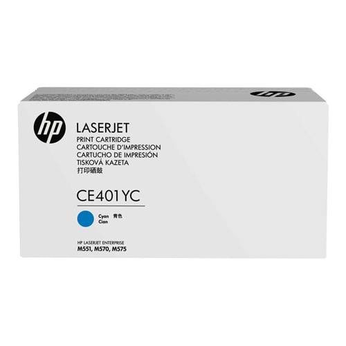 HP CE401YC (507A) PRO 500 M551/570/575 MAVİ TONER ORJİNAL 6.000 SAYFA