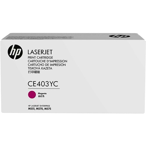 HP CE403YC (507A) PRO 500 M551/570/575 KIRMIZI TONER ORJİNAL 6.000 SAYFA